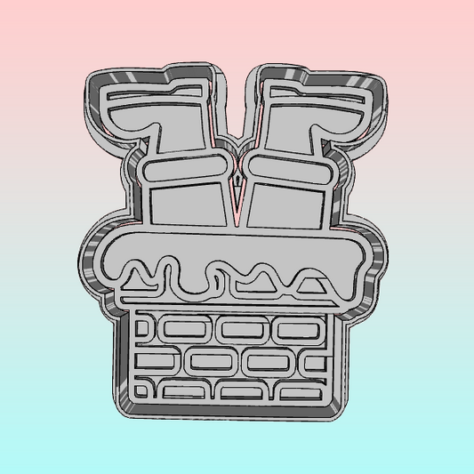 Cortador Chimenea Santa 8 cm