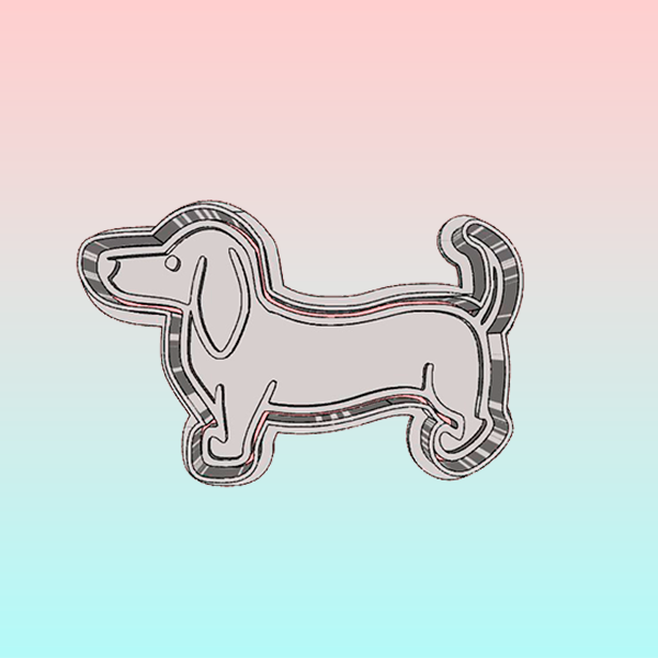 Cortador Perro Salchicha 8cm