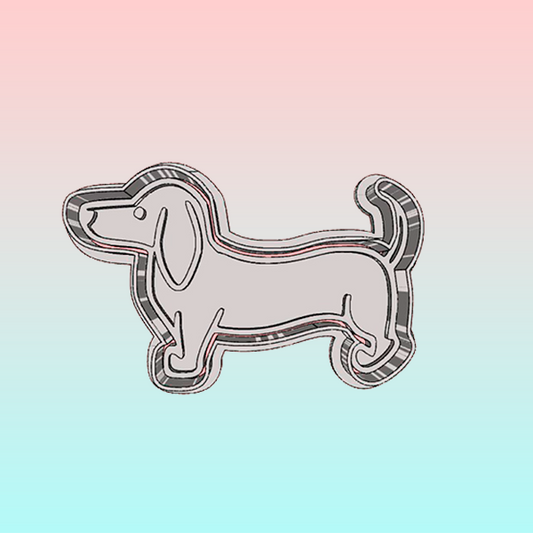 Cortador Perro Salchicha 8cm